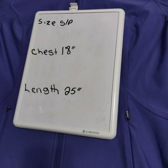 Lucy Tech S/P Jacket Front zip Activewear Purple - Picture 4 of 6